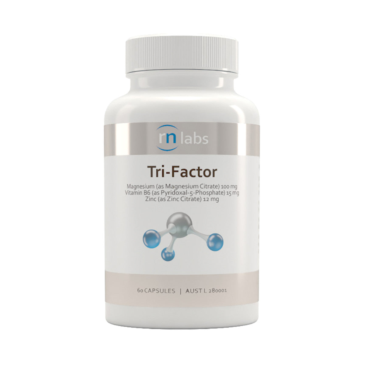 image of RN Labs Tri-Factor 60c on white background