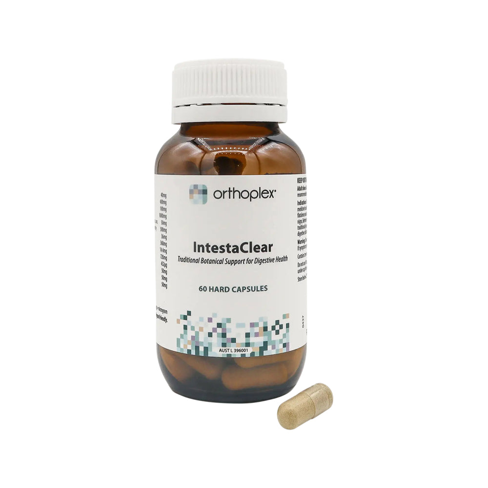 image of ORTHOPLEX WHITE INTESTACLEAR 60C
with white background 