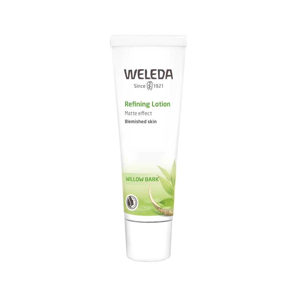 imag of Weleda Blemished Skin Refining Lotion (Willow Bark) 30ml on white background