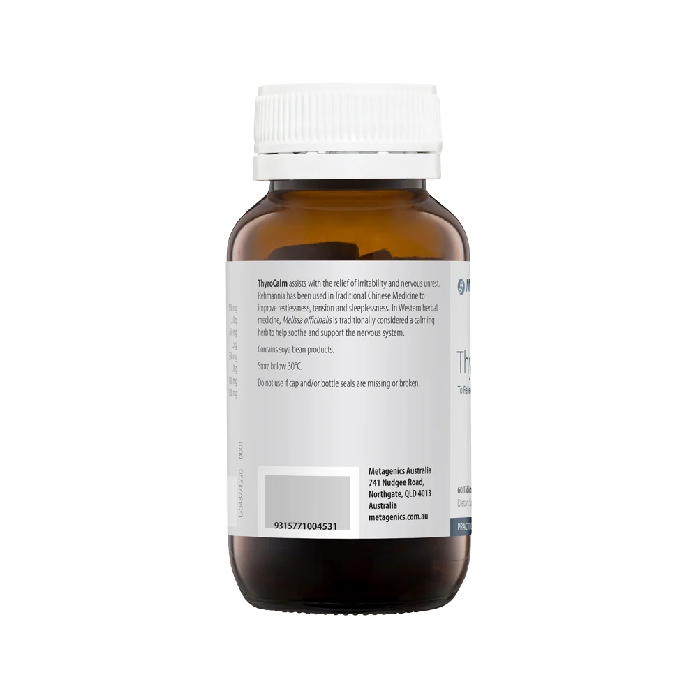 image of Metagenics ThyroCalm 60t on white background
