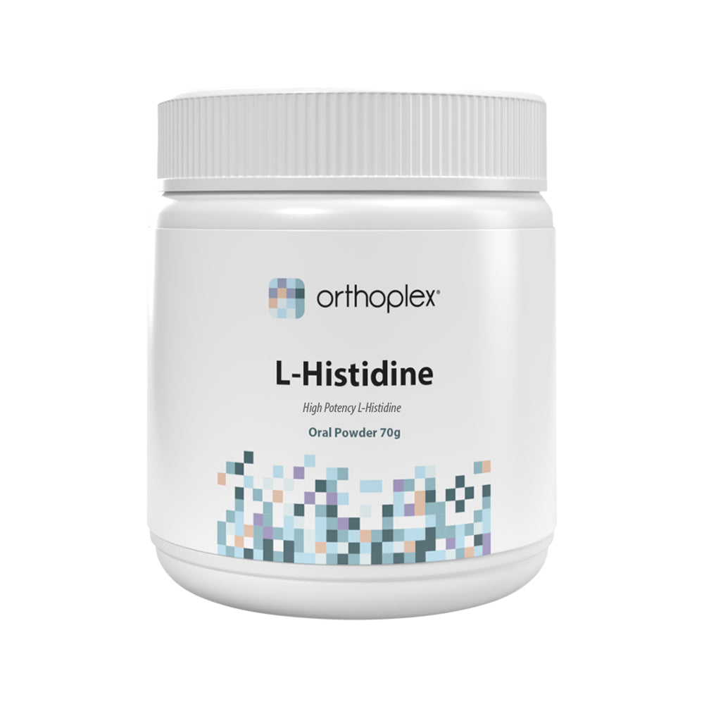 Orthoplex White L-Histidine Oral Powder 70g
with white background 