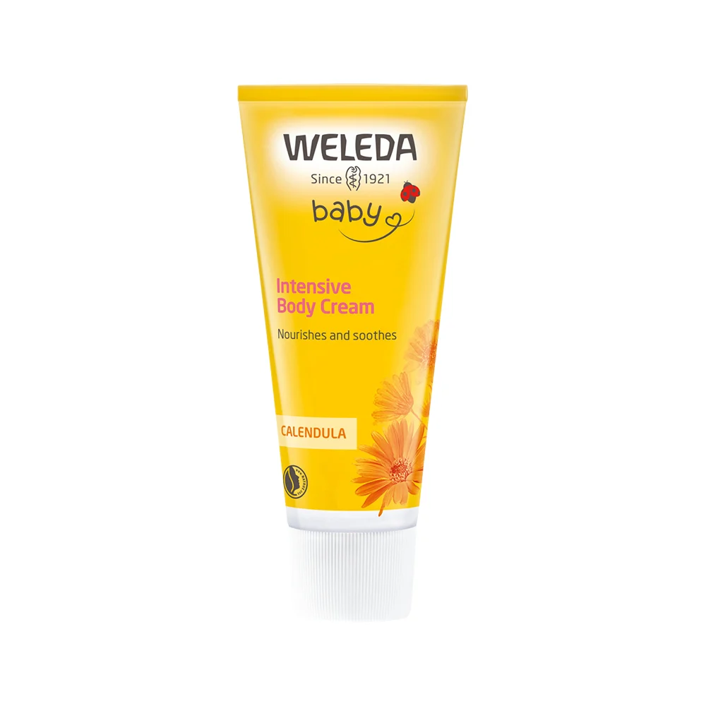 image of Weleda Baby Intensive Body Cream Calendula 75ml on white background