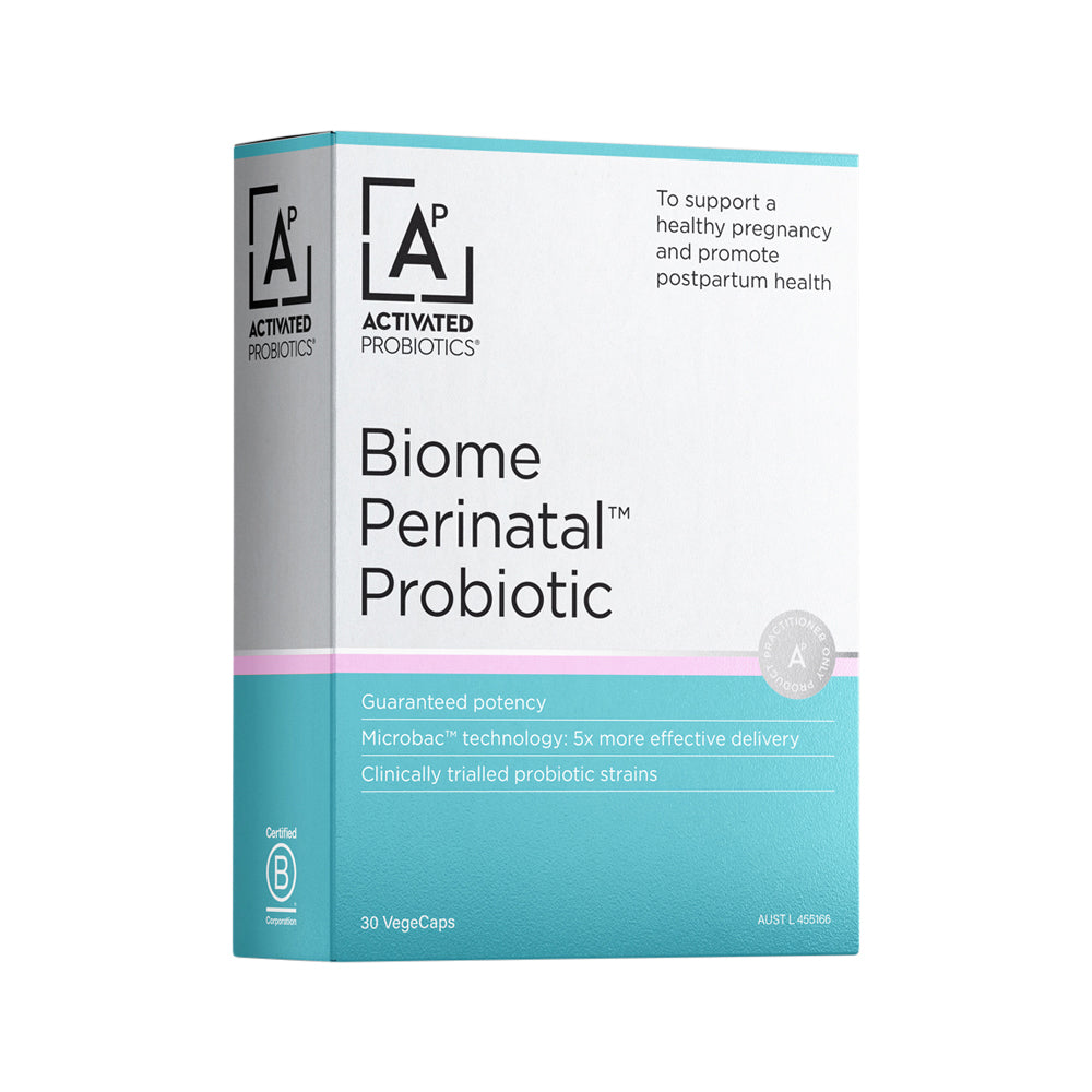 image of ACTIVATED PROBIOTICS BIOME PERINATAL PROBIOTIC 30VC on white background