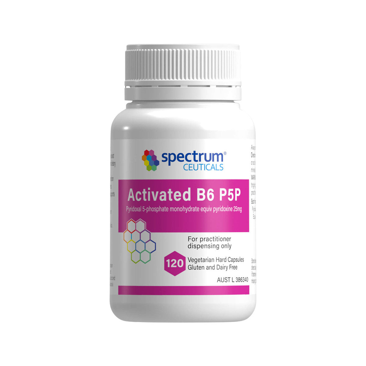 image of Spectrumceuticals Activated B6 P5P 120vc on white background