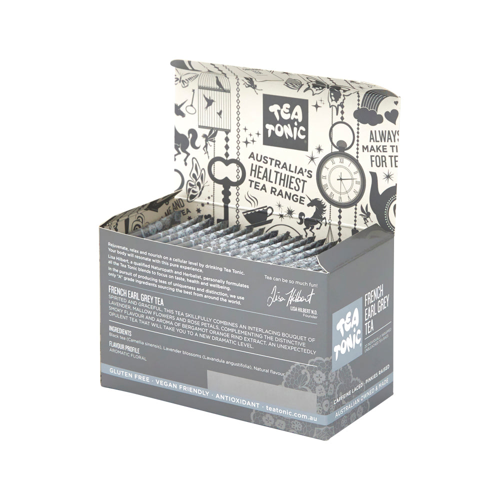 image of Tea Tonic Organic French Earl Grey Tea x 20 Tea Bags on white background