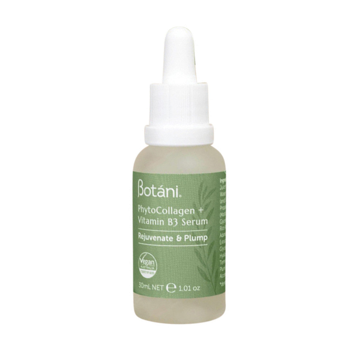 image of Botani PhytoCollagen + Vitamin B3 Serum 30ml on white background