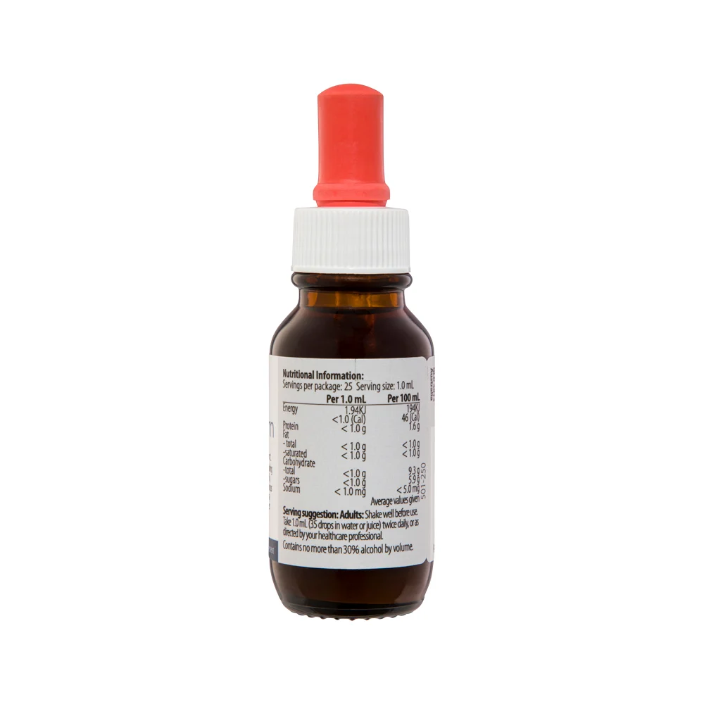 image of Metagenics Five Mushroom Extract Liquid 25ml on white background