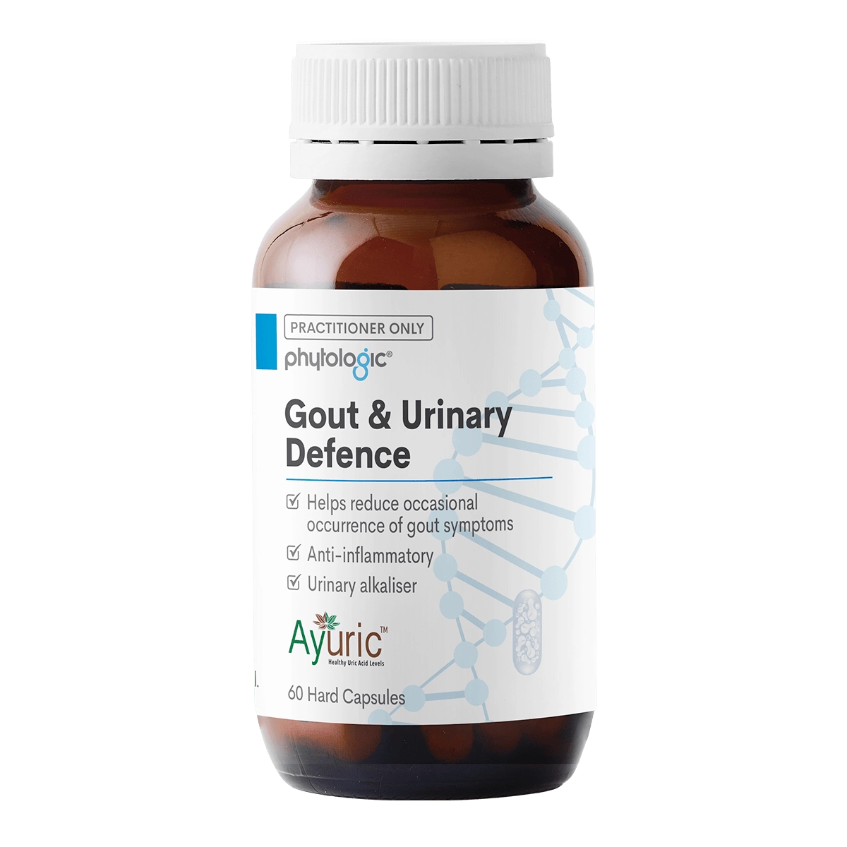 image of Phytologic Gout & Urinary Defence 60 caps with white background 