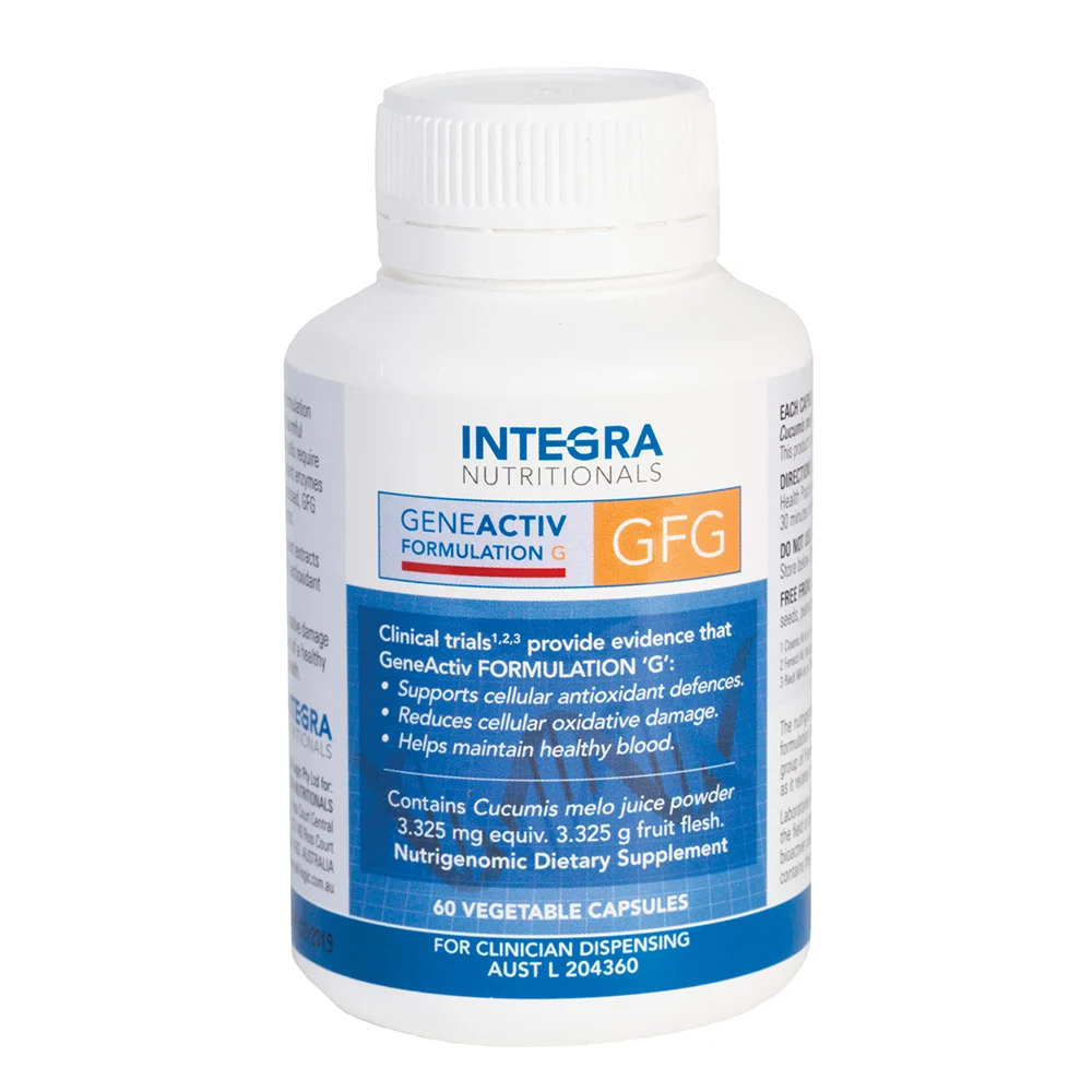 image of Integra GeneActiv Formulation G GFG 60vc on white background 