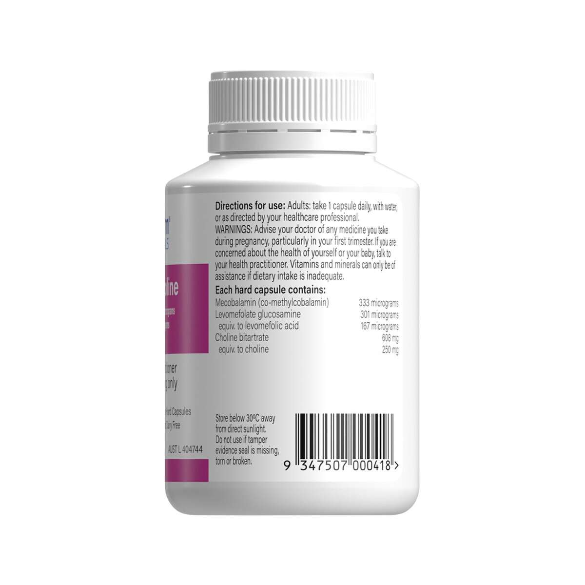 image of Spectrumceuticals Met5Folate Choline 90c on white background