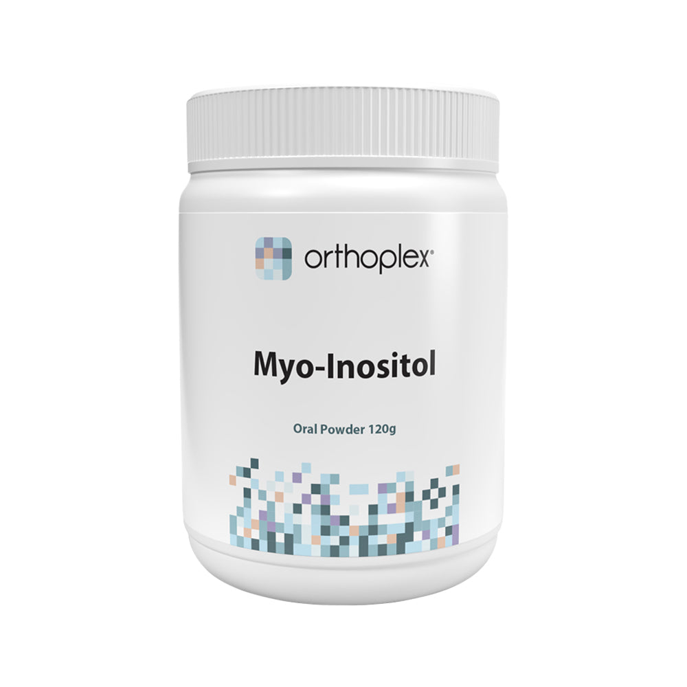 Orthoplex White Myo-Inositol Oral Powder 120g
with white background