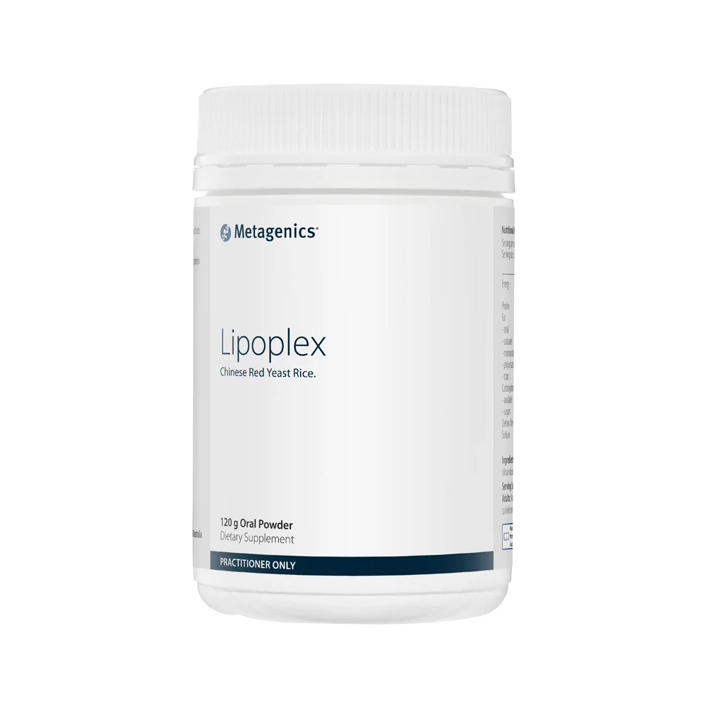 image of Metagenics Lipoplex Oral Powder 120g on white background 