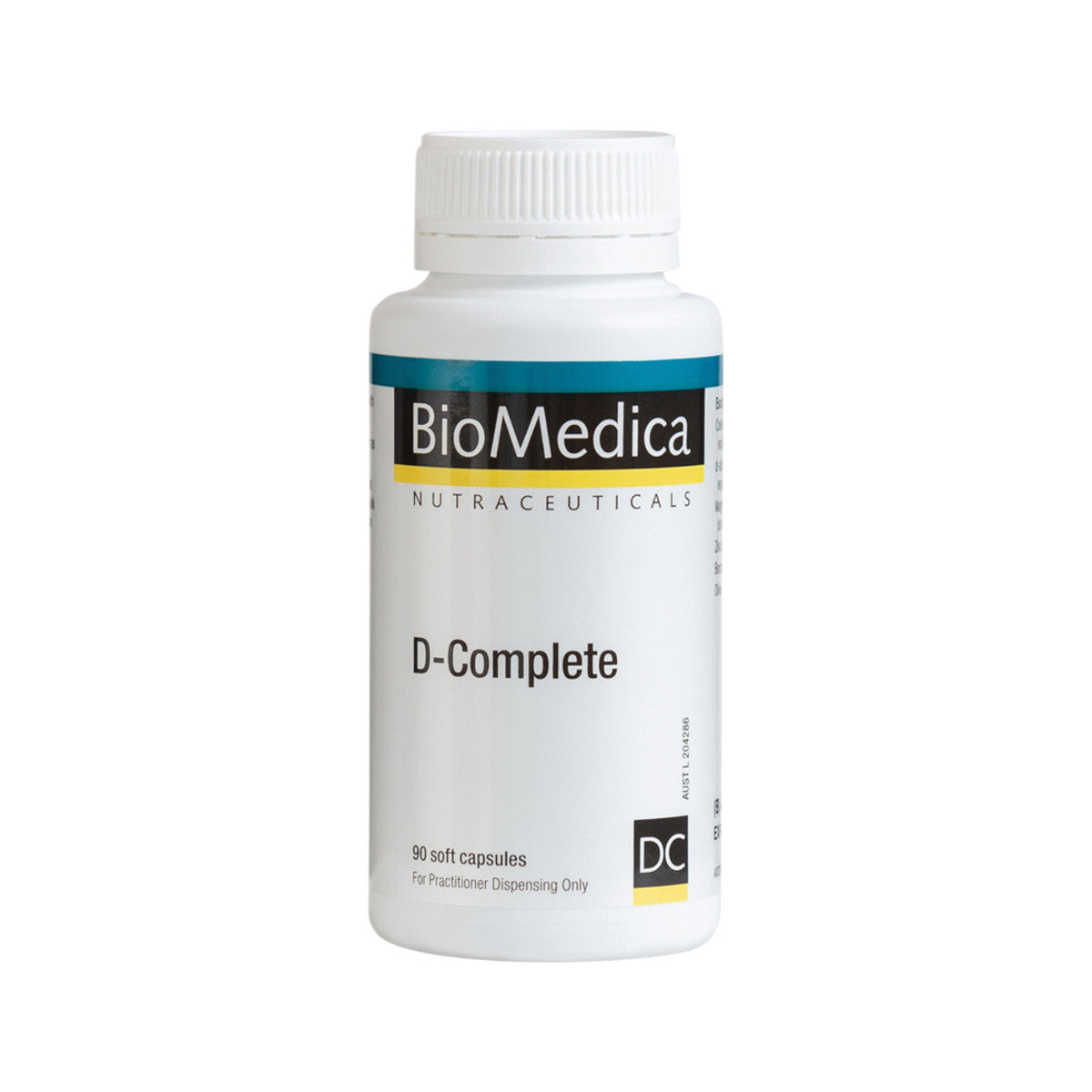 image of BioMedica Nutraceuticals D-Complete 90c on white background