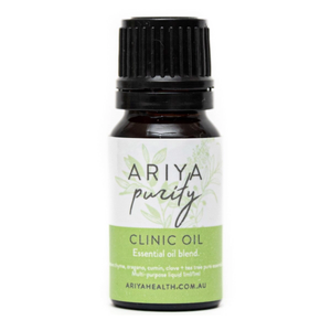 Ariya Purity Clinic Oil — practitioner-grade therapeutic oil blend