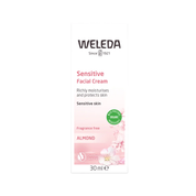 image of Weleda Organic Sensitive Facial Cream (Almond) 30ml on white background
