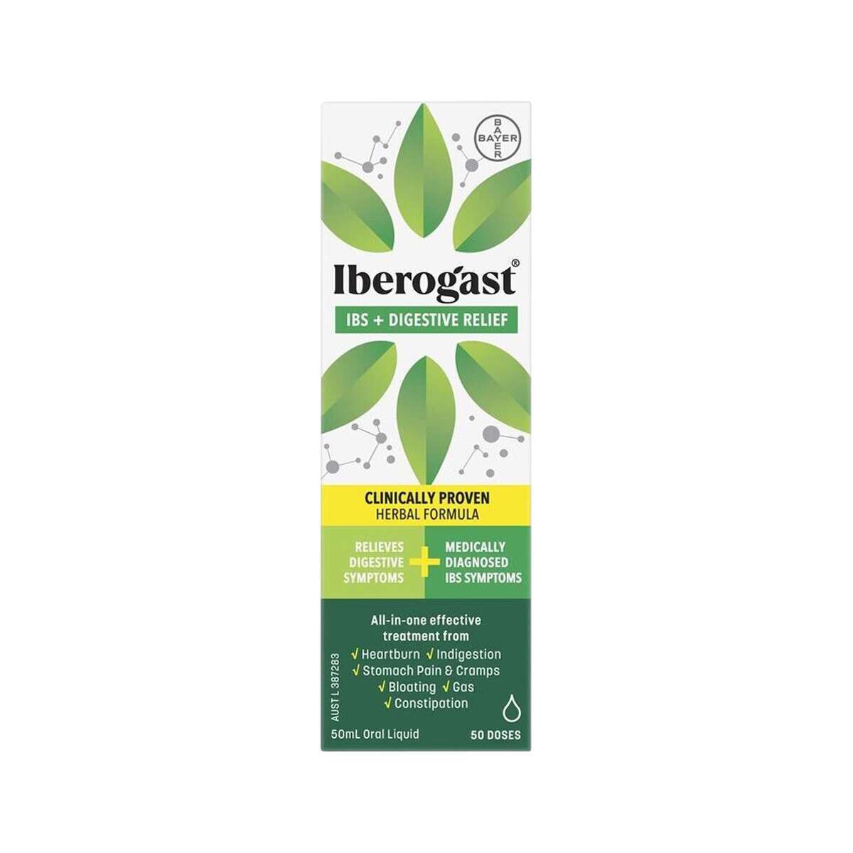 image of Iberogast IBS + Digestive Relief Oral Liquid 50g on white background