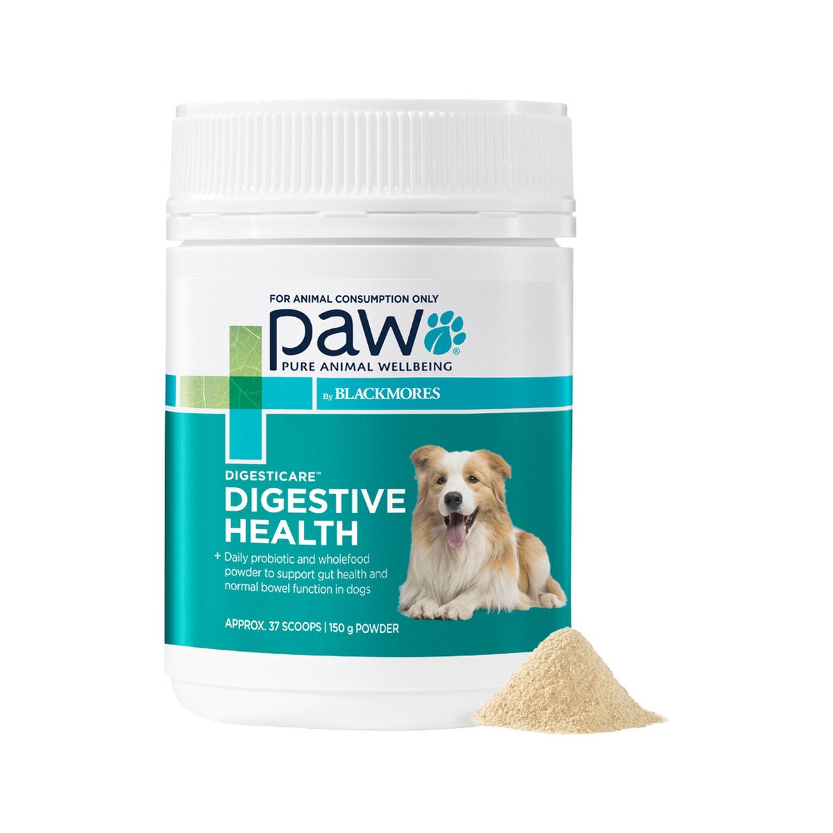 image of PAW By Blackmores DigestiCare Digestive Health (For Dogs & Cats) 150g on white background
