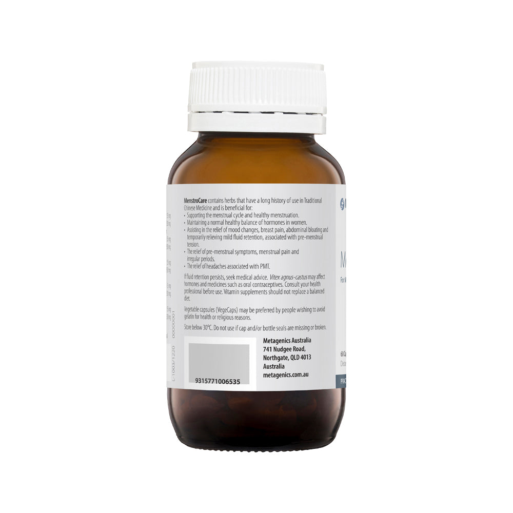 image of Metagenics MenstroCare 60c on white background
