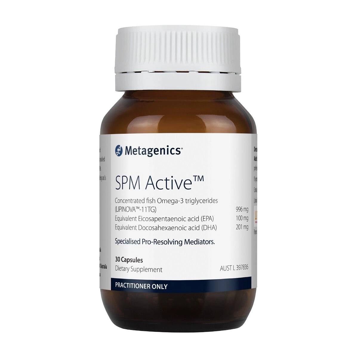 image of Metagenics SPM Active 30c on white background