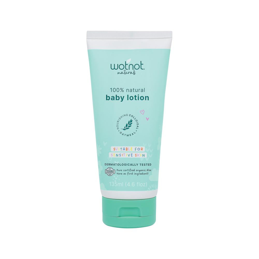 image of Wotnot Naturals 100% Natural Baby Lotion 135ml on white background