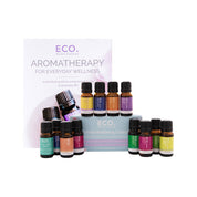 image of ECO. Modern Essentials Essential Oil Ultimate Wellbeing Collection 10ml on white background 