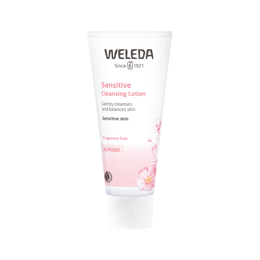 image of Weleda Sensitive Cleansing Lotion (Almond) 75ml on white background