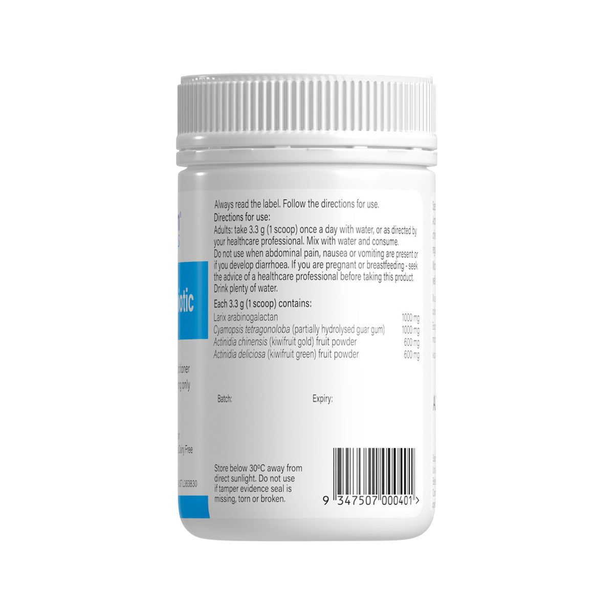 image of Spectrumceuticals Microbiome Prebiotic Oral Powder 100g on white background
