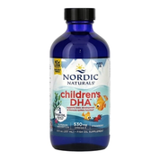image of Nordic Naturals Children's DHA liquid 237ml on white background 