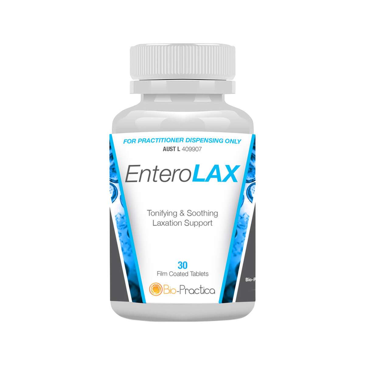 image of Bio-Practica EnteroLAX 30ton white background