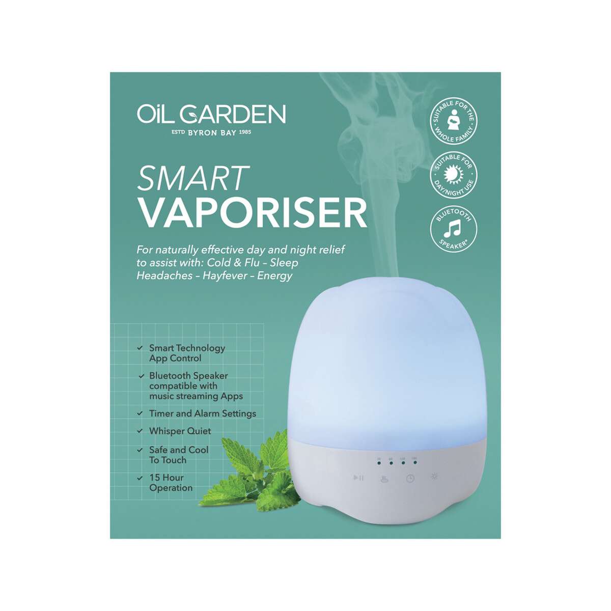 image of image of Oil Garden Smart Vaporiser on white background on whitebackground