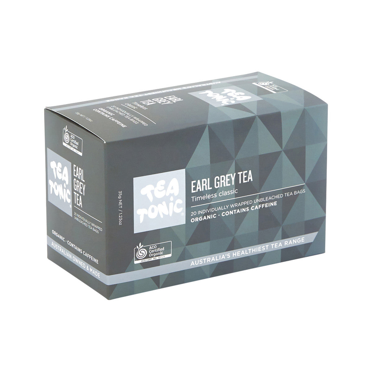 image of Tea Tonic Organic Earl Grey Tea x 20 Tea Bags on white background
