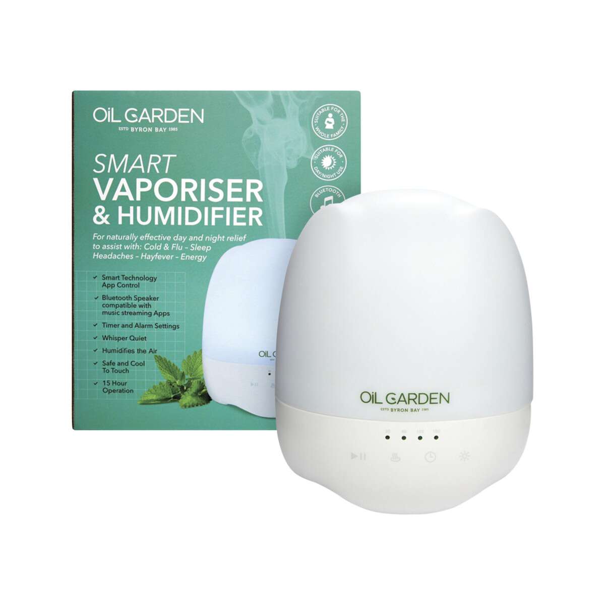 image of image of Oil Garden Smart Vaporiser on white background on whitebackground