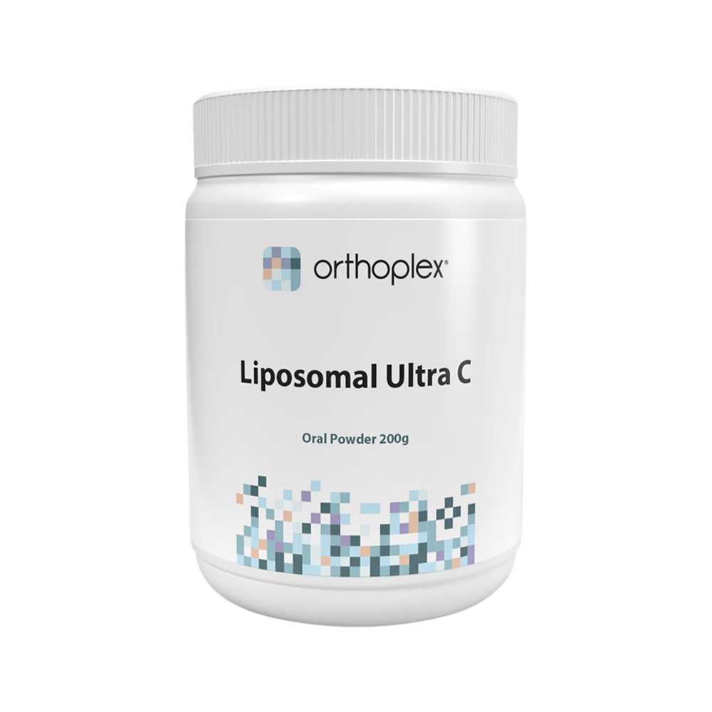 Orthoplex White Liposomal Ultra C Oral Powder 200g
with white background 