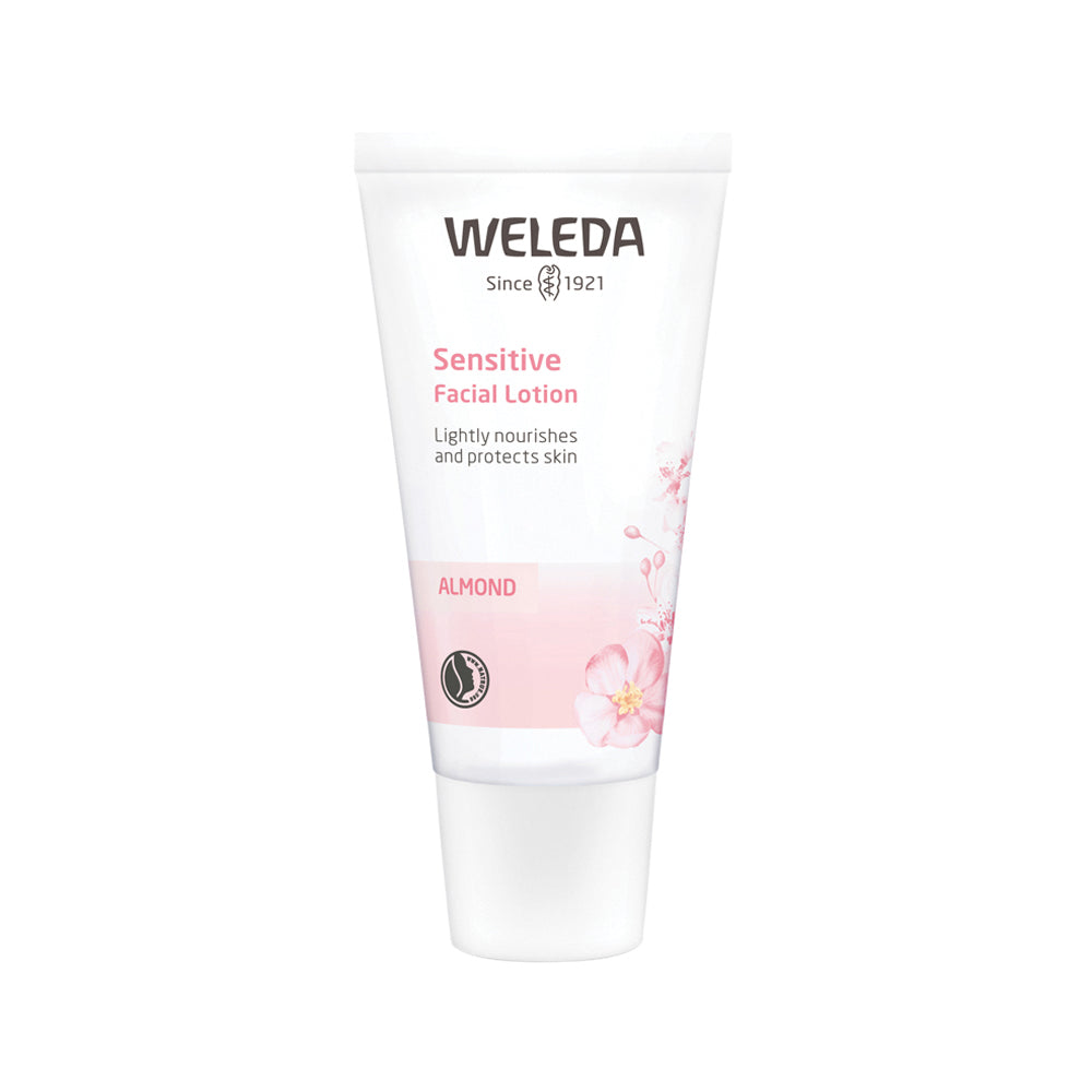 image of Weleda Sensitive Facial Lotion (Almond) 30ml on white background