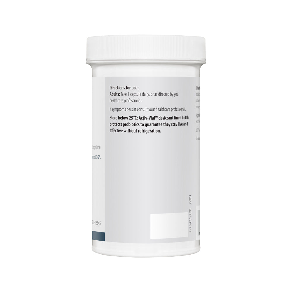 image of Metagenics Ultra Flora LGG Forte 60vc on white background 

