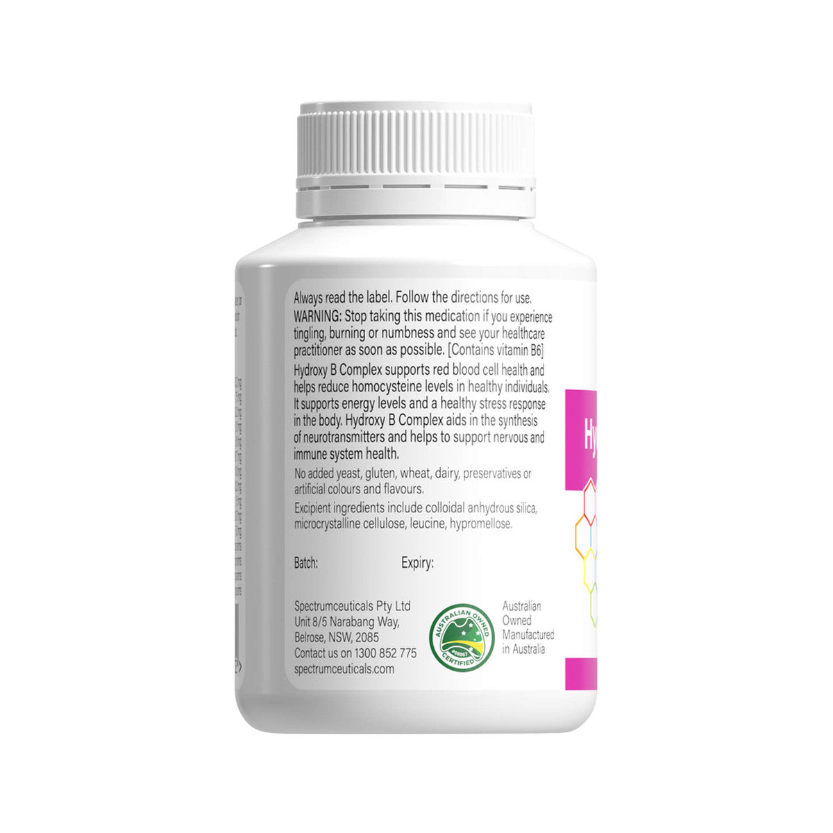 image of Spectrumceuticals Hydroxy B Complex 90c on white background