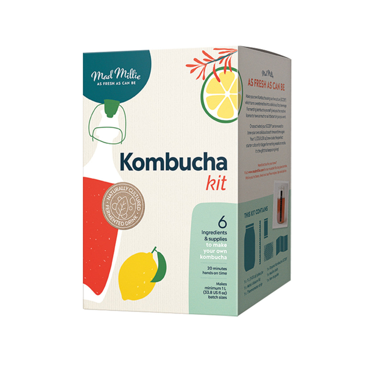 image of Mad Millie Kombucha Kit on white background