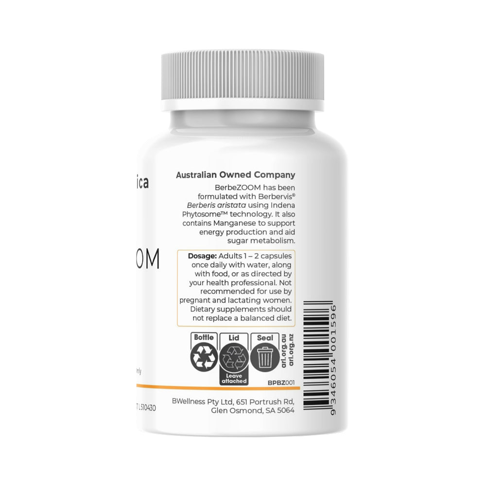 BioPractica BerbeZOOM supplement bottle on a white background