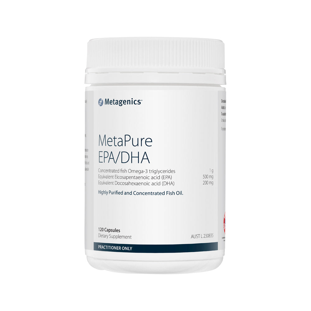 image of Metagenics MetaPure EPA/DHA 120c on white background