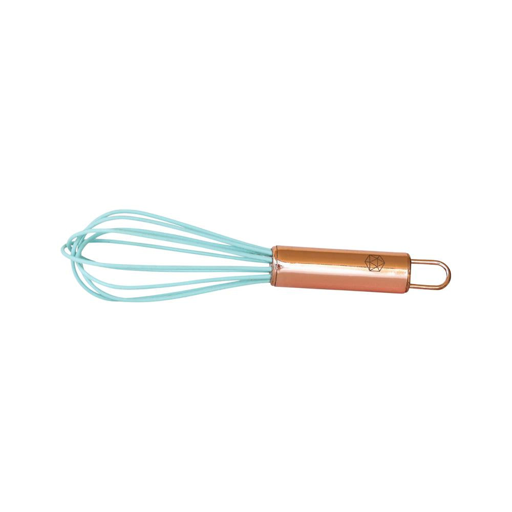 image of Sacred Taste Mini Copper Whisk (Assorted Colours) on white background 