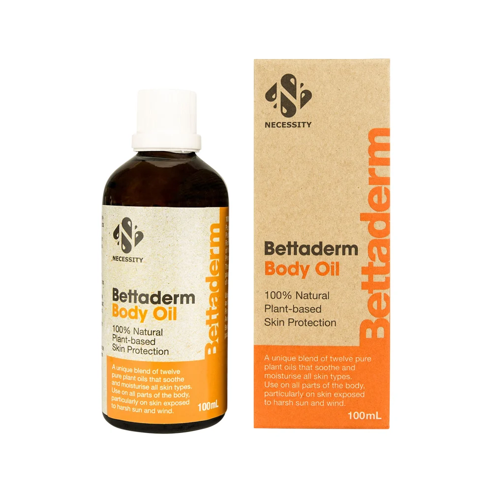 image of Necessity Bettaderm Body Oil 100ml on white background 