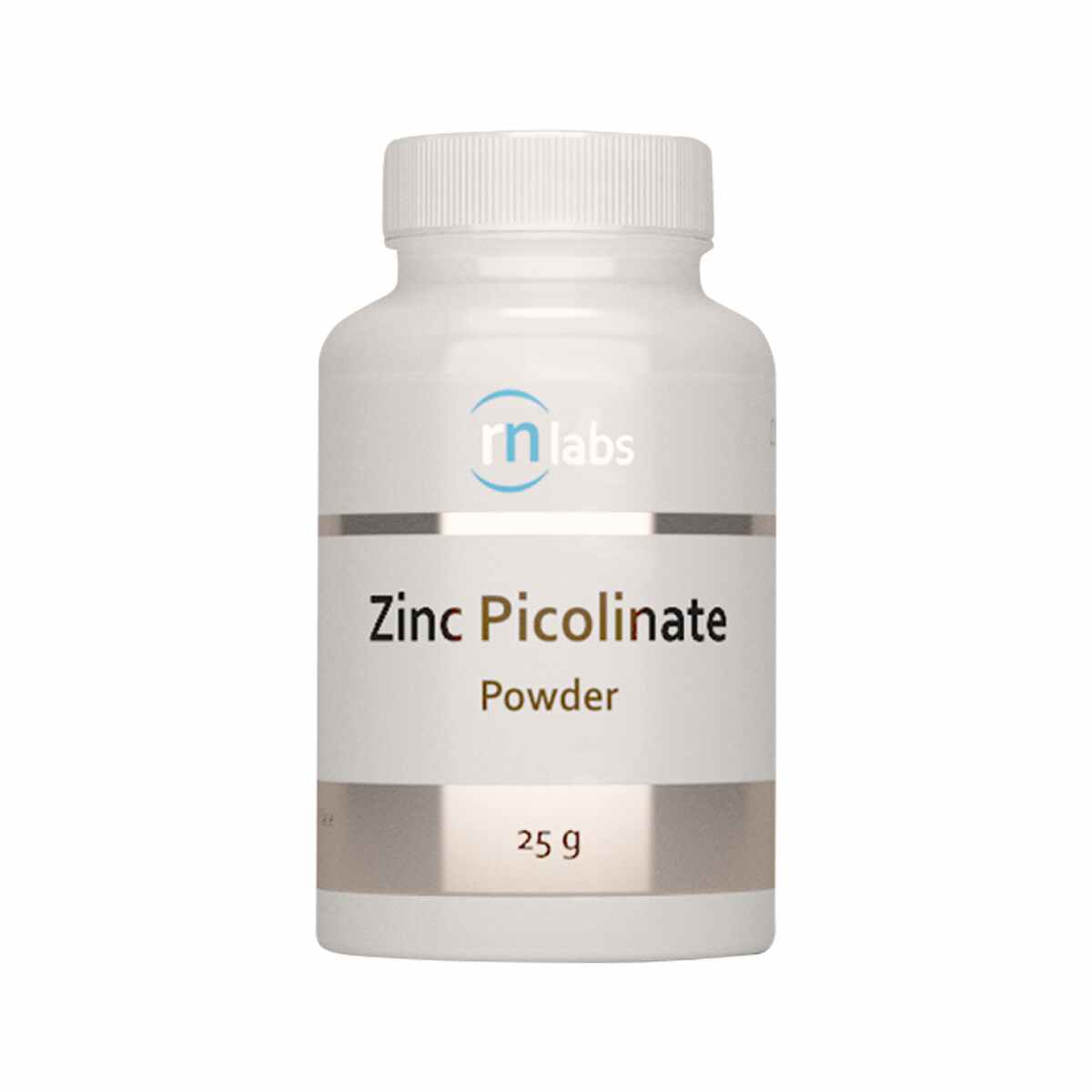 image of RN Labs Zinc Picolinate Powder 25g on white background