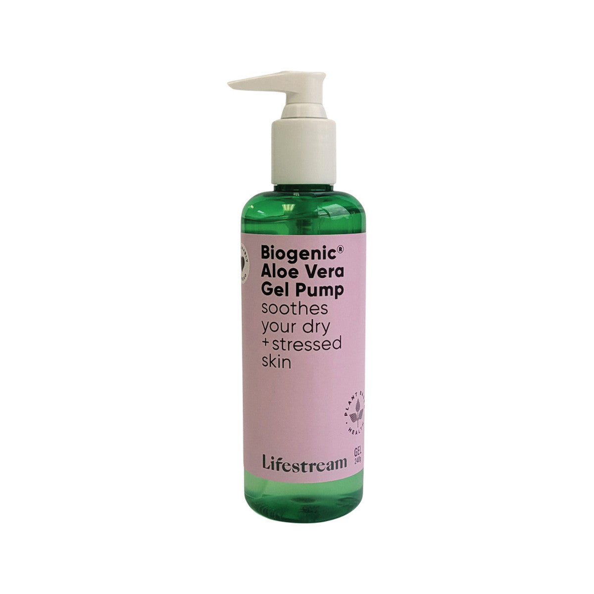 image of Lifestream Biogenic Aloe Vera Gel Pump 240g on white background