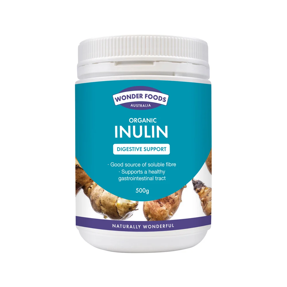 image of Wonder Foods Organic Inulin 500g on white background