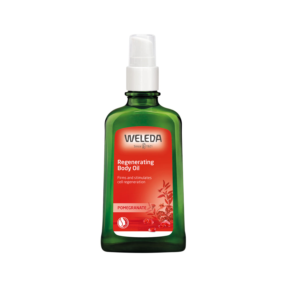 image of Weleda Body Oil Regenerating (Pomegranate) 100ml
 on white background