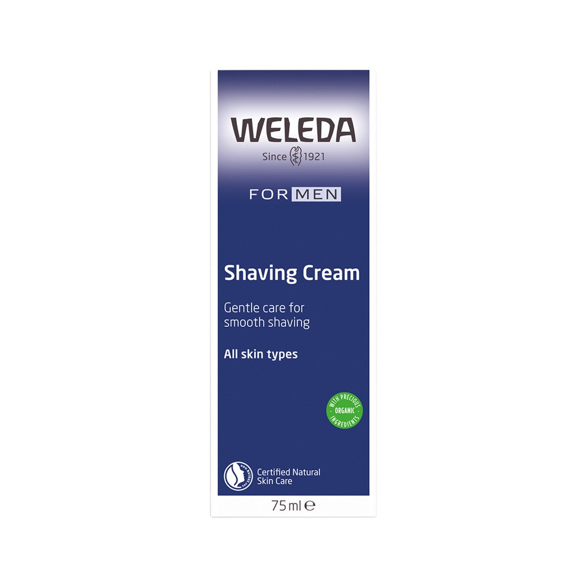 image of Weleda For Men Shaving Cream (All Skin Types) 75ml on white background