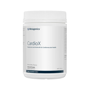 image of Metagenics CardioX Banana Berry Oral Powder 400g on white background