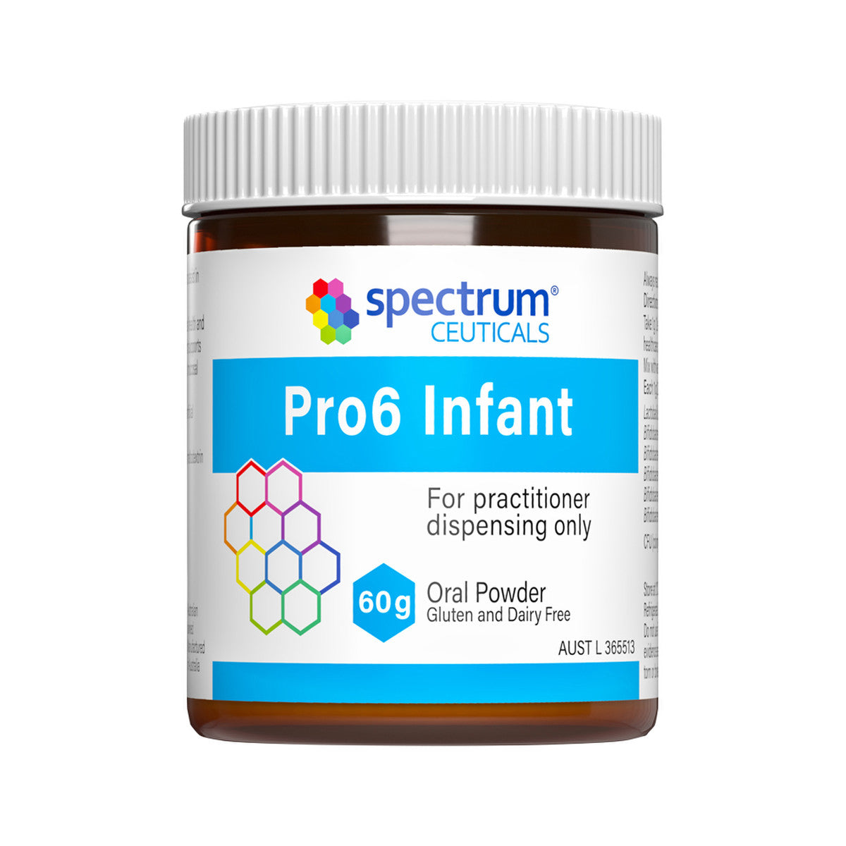 image of Spectrumceuticals Pro6 Infant Oral Powder 60g on white  background