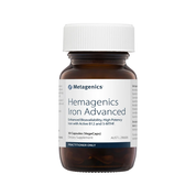 image of Metagenics Hemagenics Iron Advanced 30c on white background