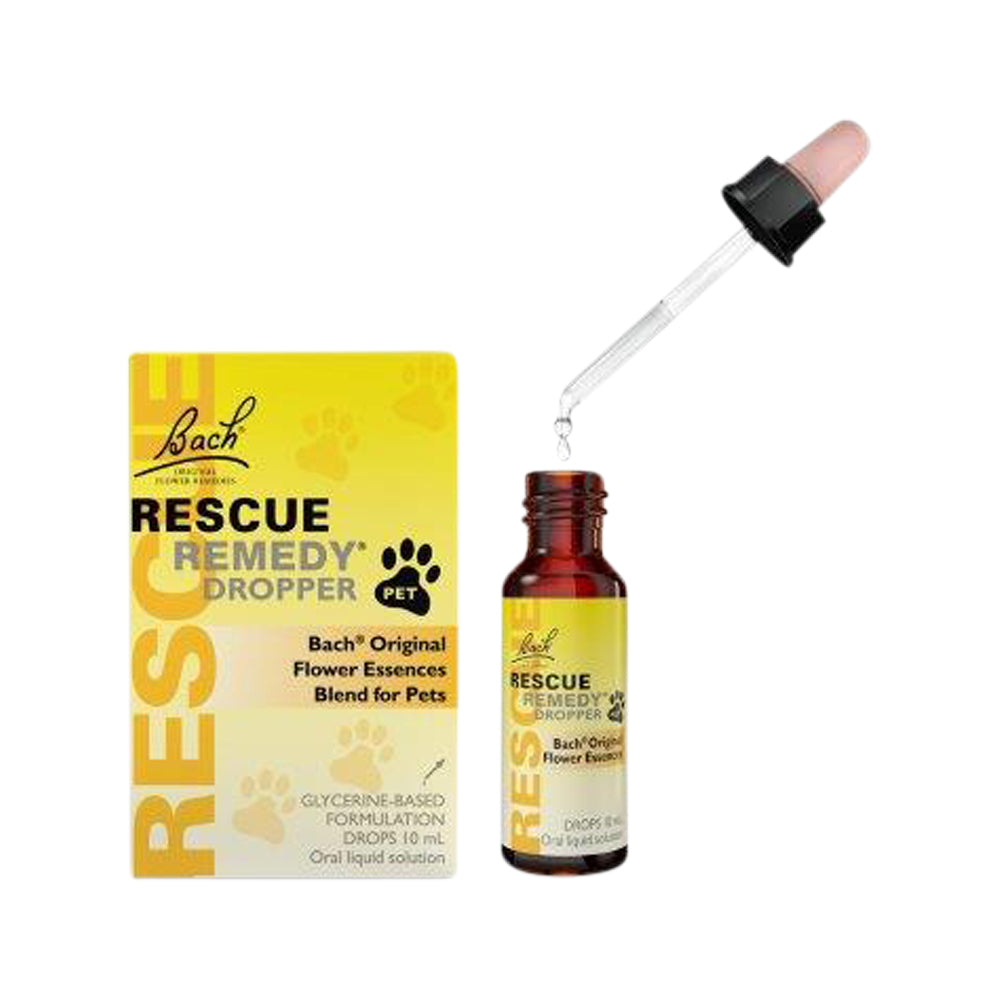 image of Bach Flower Remedies Rescue Remedy Pet Drops 10ml on white background